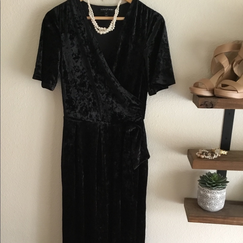 Tribal Femme black jumpsuit